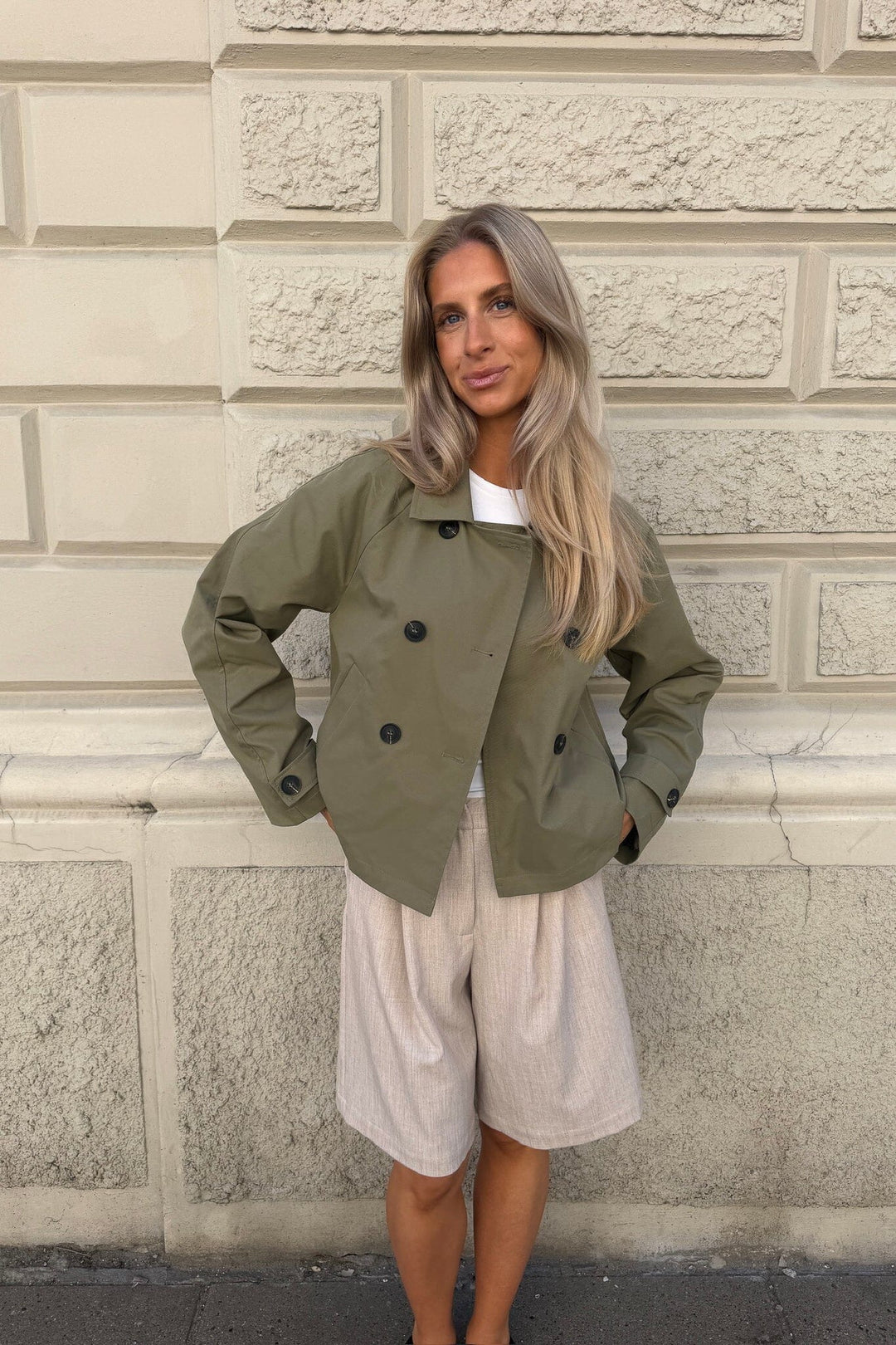 BYIC - Lunaic Trenchcoat A2320 - Dark Khaki Jakker 