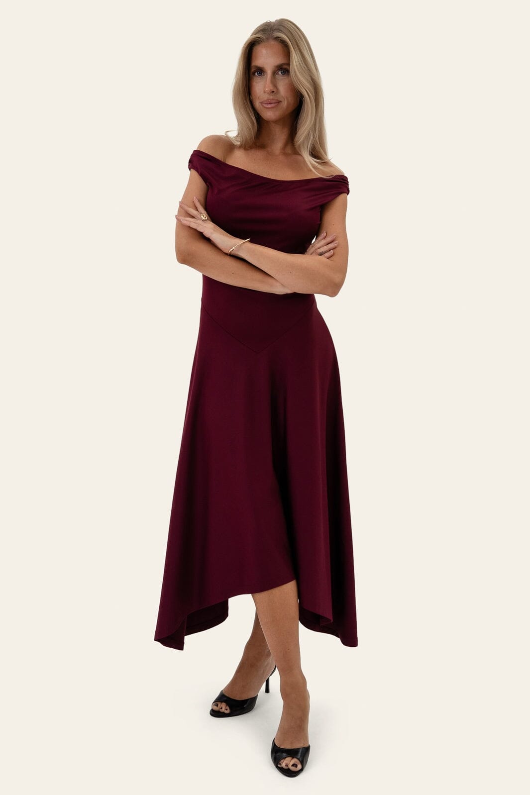 BYIC - Madelynic Dress A25529 - Bordeaux