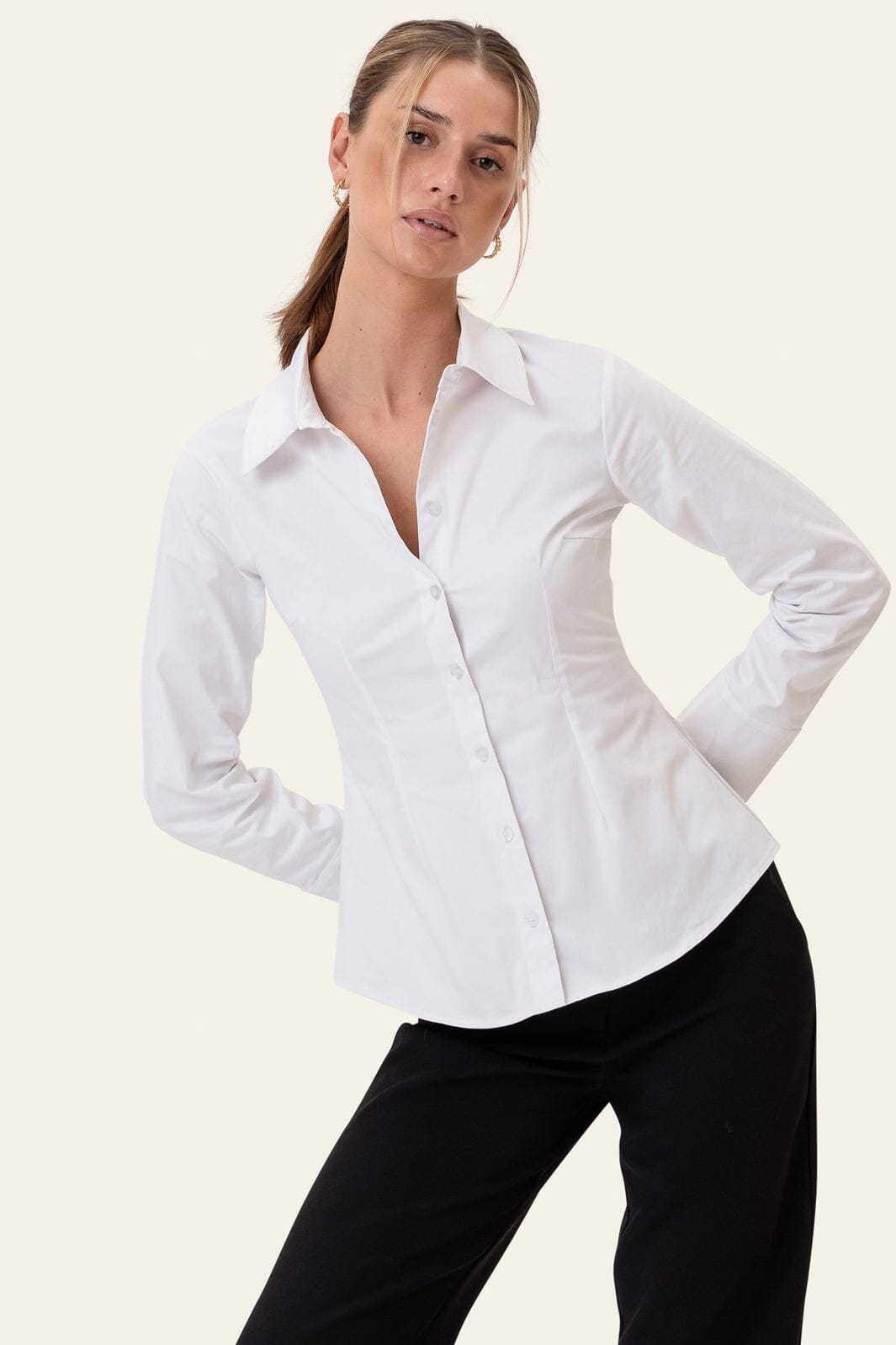 BYIC - Siljeic Shirt A25127 - White