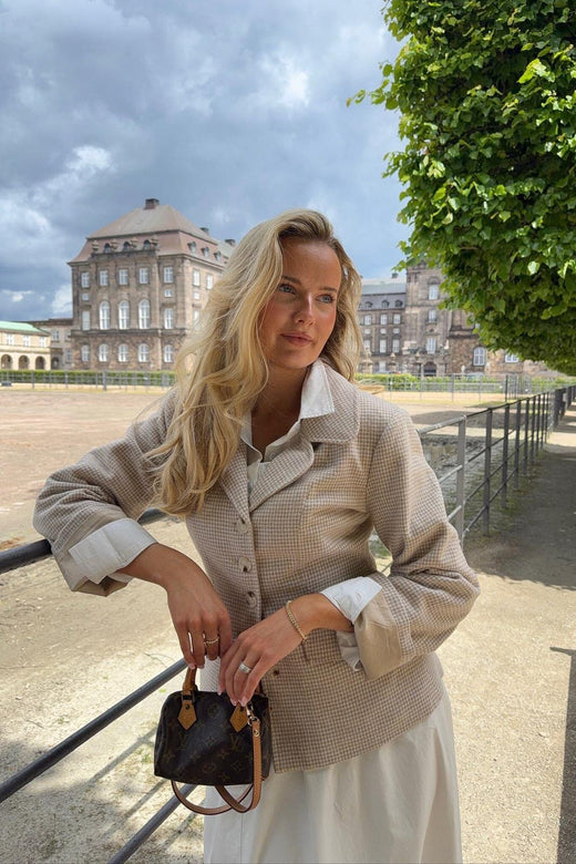 BYIC - Stineic Blazer A23859 - Beige Checks Blazere 