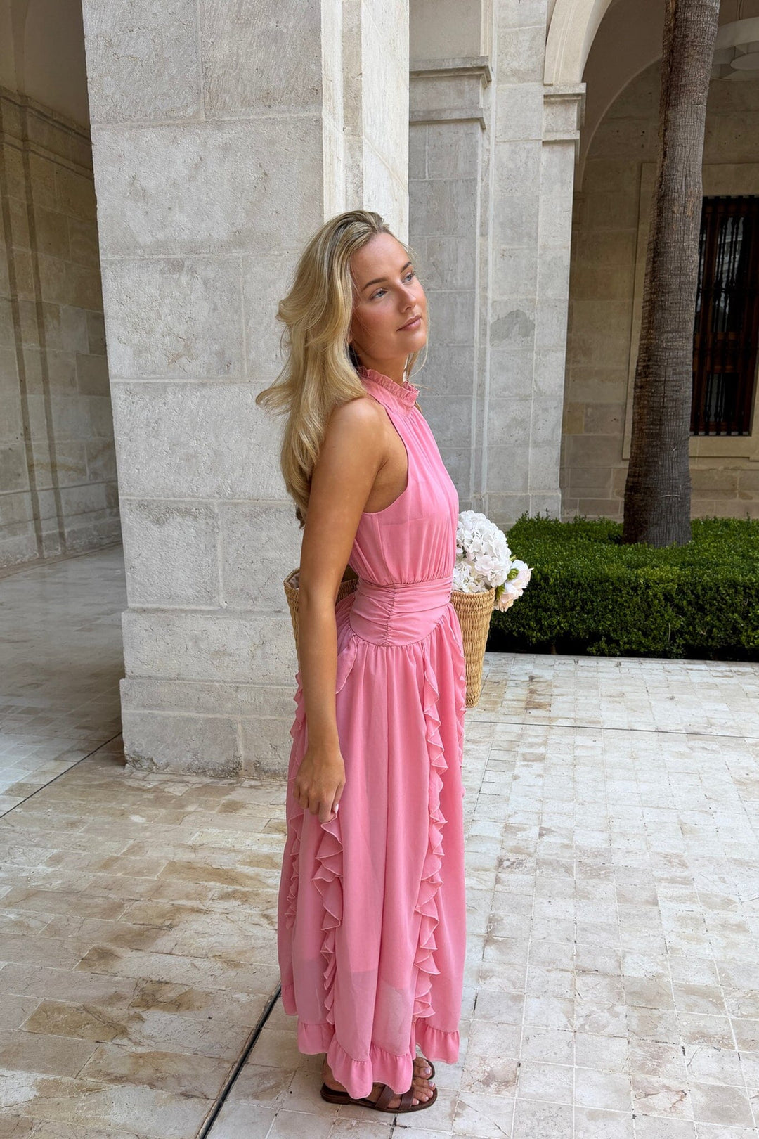 BYIC - Tianaic Maxi Dress A25246 - Dusty Rose Kjoler 