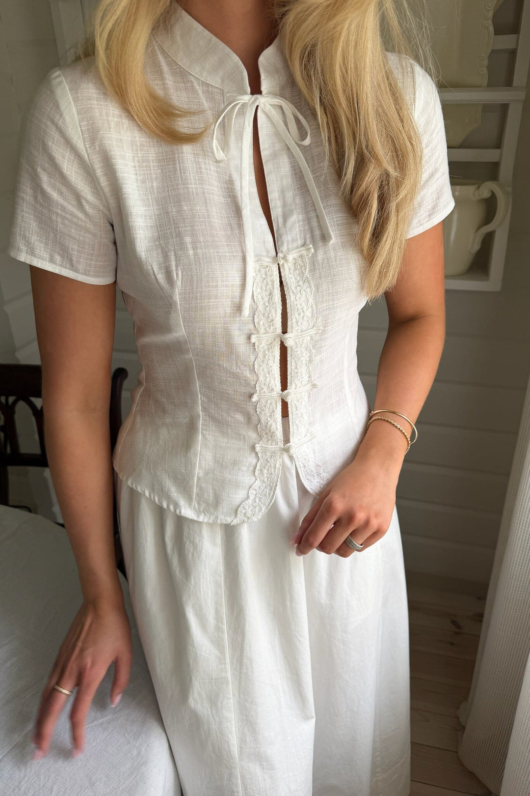 BYIC - Tyraic Blouse A25366 - White Bluser 