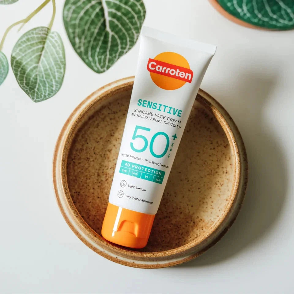 Carroten - Face Sensitiv Cream Spf 50 8571051987 - Solcreme 