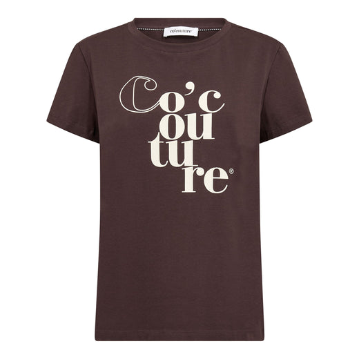 Co´Couture - 43002 Co´Couturecc Tee 500101 - 20015 - Chocolate Plum T-shirts 