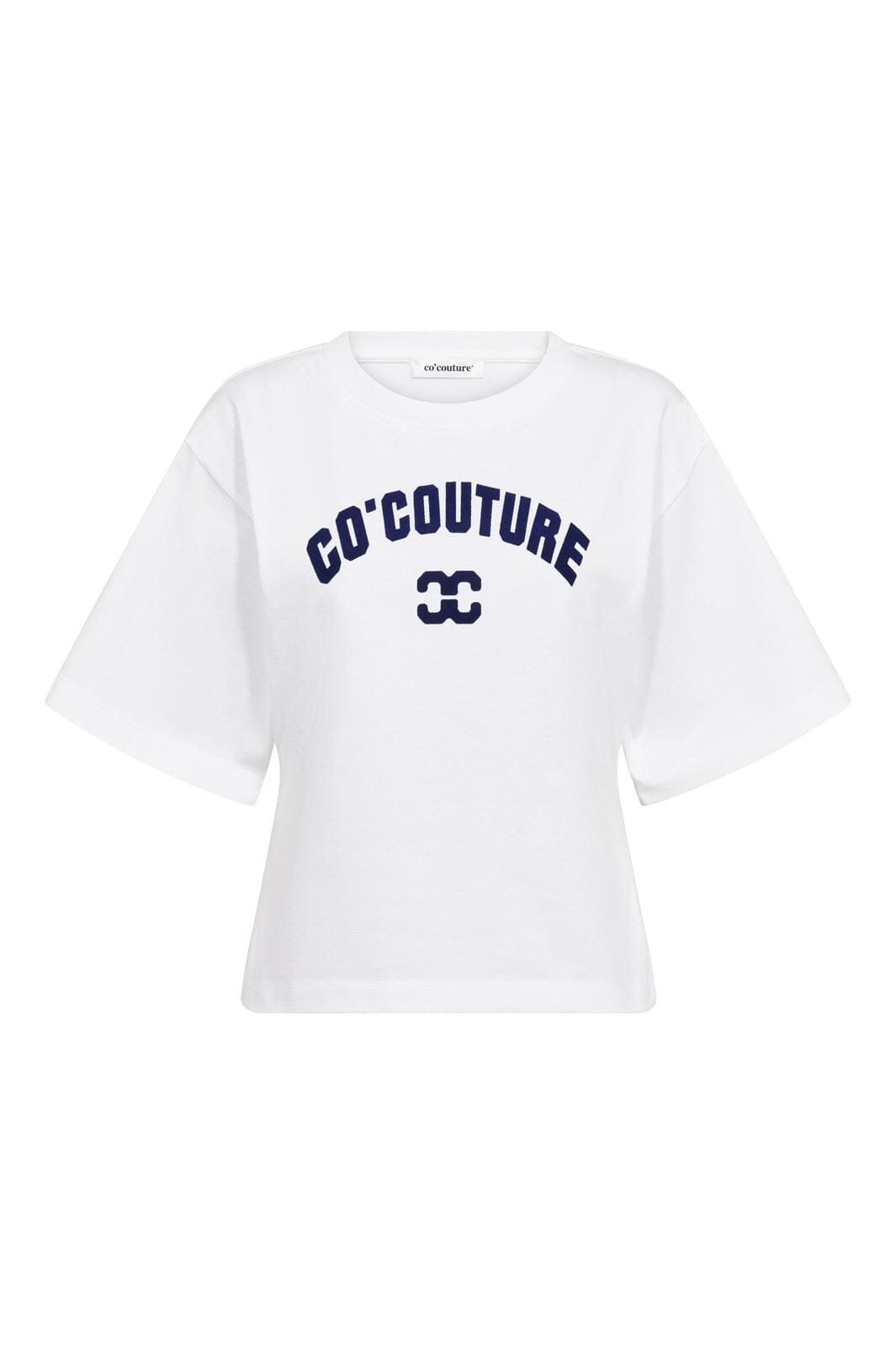 Co´Couture - 43013 Zengacc Tee O-Neck 500108 - 10011 - White - Blue