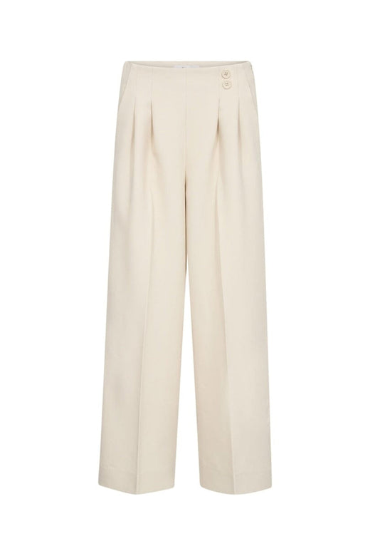 Co´Couture - Acilecc Pleat Pant 41225 - 199 - Bone