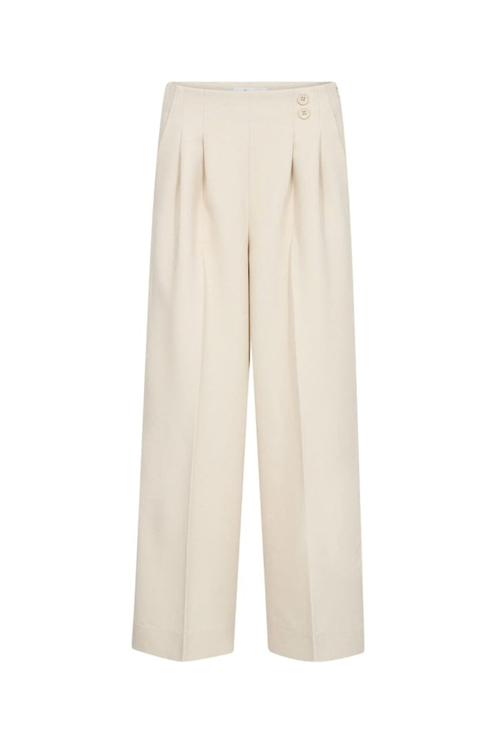 Co´Couture - Acilecc Pleat Pant 41225 - 199 - Bone