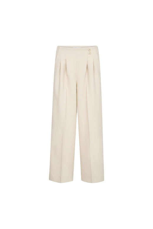Co´Couture - Acilecc Pleat Pant 500807 - 10006 - Bone