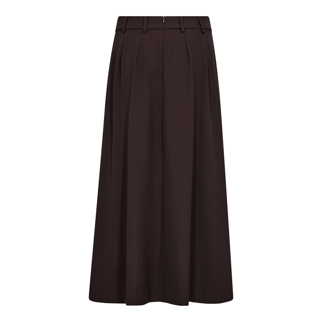 Co´Couture - Alinicc Anya Pleat Skirt 500182 - 20003 - Dark Brown Nederdele 