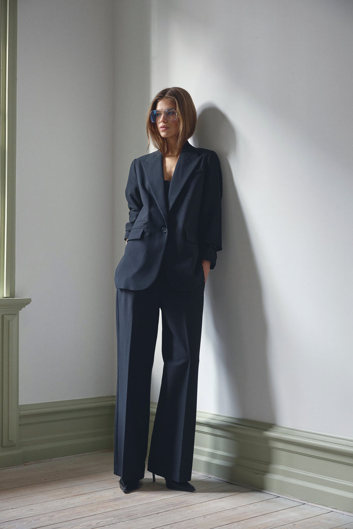 Co´Couture - Aminacc Split Panel Pant 41026 - 96 - Black Bukser 