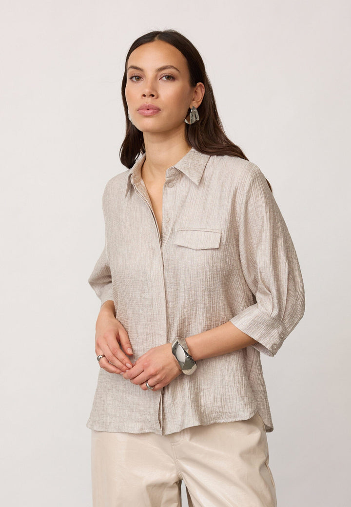 Co´Couture - Chercc Shirt 45187 - 930 - Silver Skjorter 