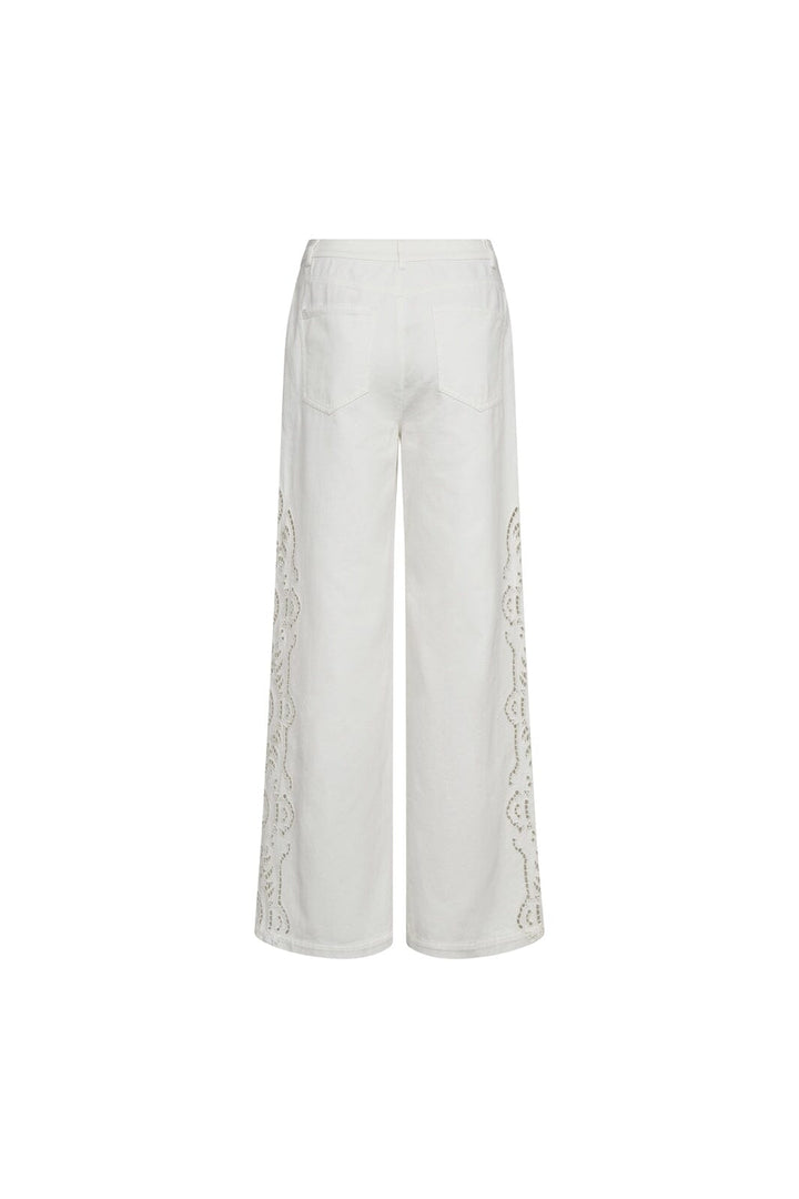 Co´Couture - Colettecc Embroidery Pant 40055 - 11 - Off White