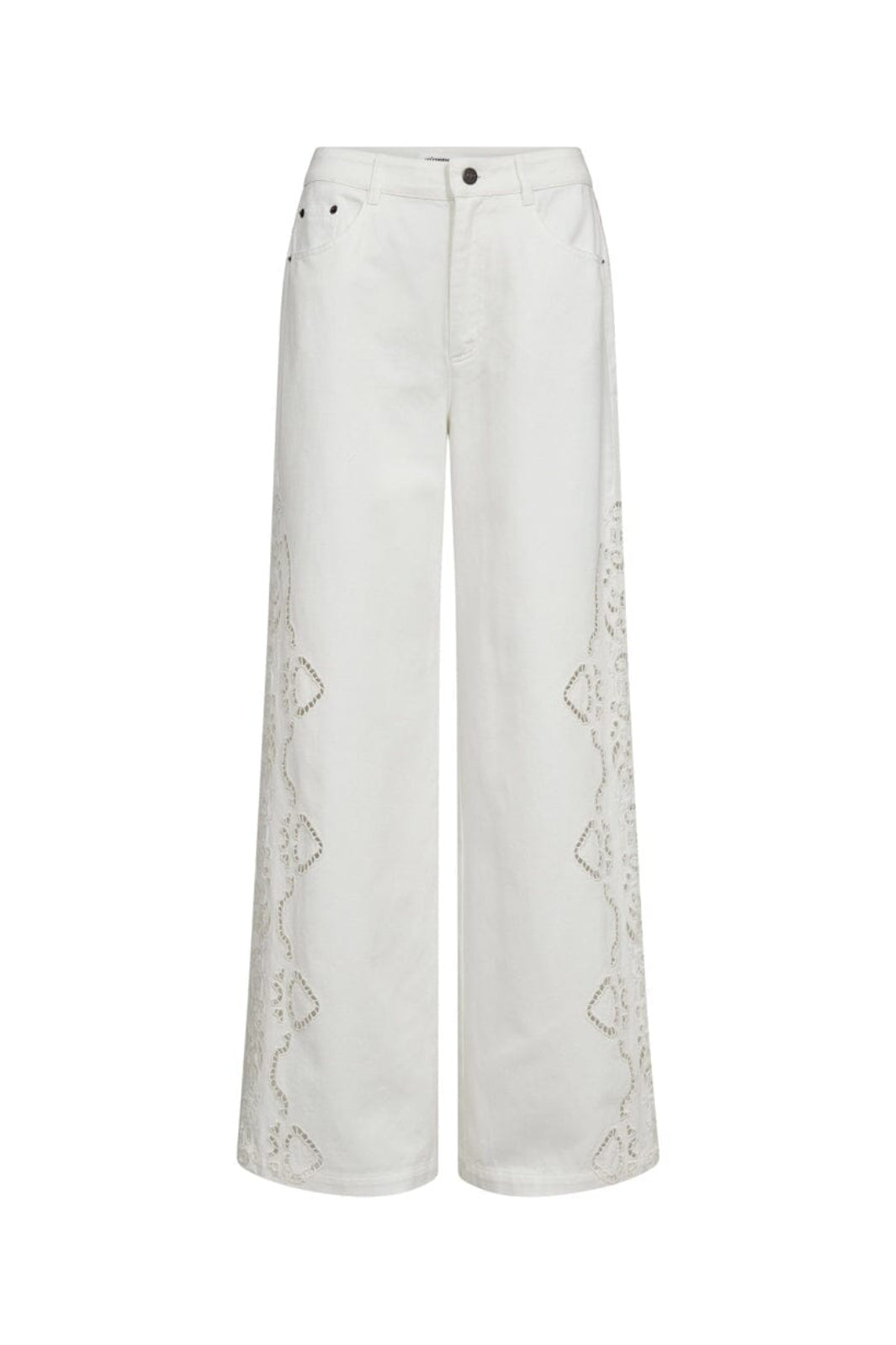 Co´Couture - Colettecc Embroidery Pant 40055 - 11 - Off White