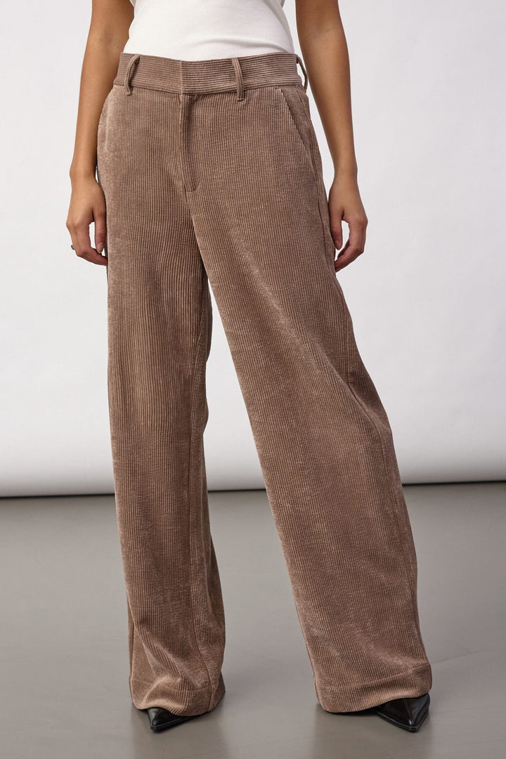 Co´Couture - Daisycc Cord Pant 500574 - 20009 - Walnut Bukser 
