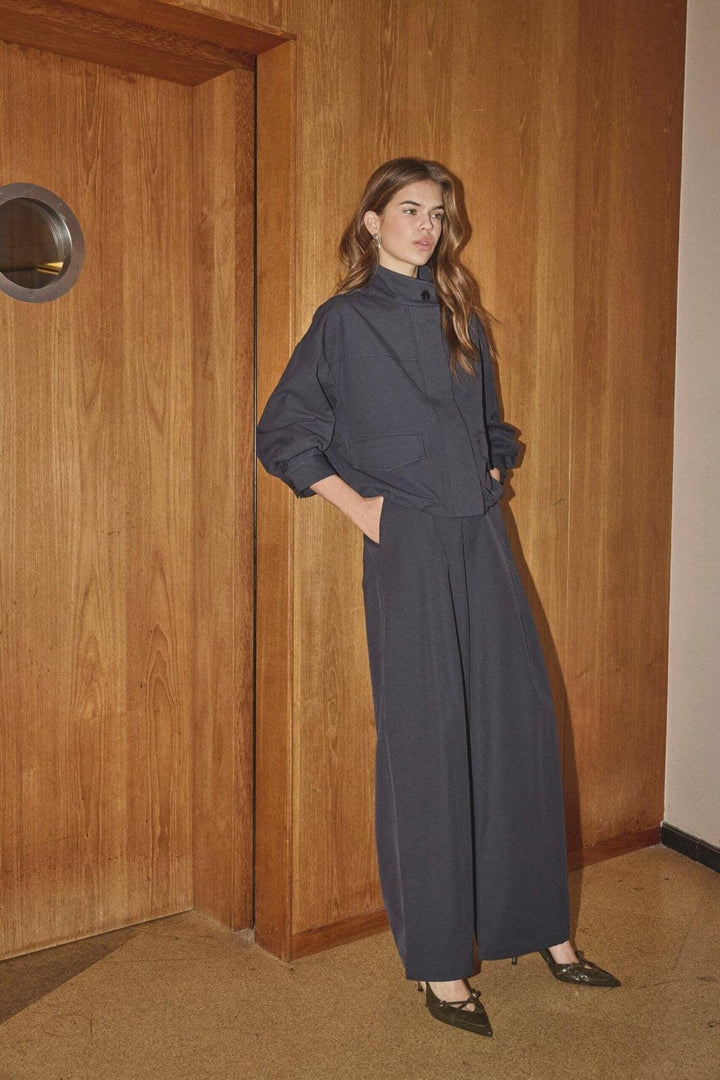 Co´Couture - Demicc Barrel Pant 500221 - 40007 - Navy Bukser 