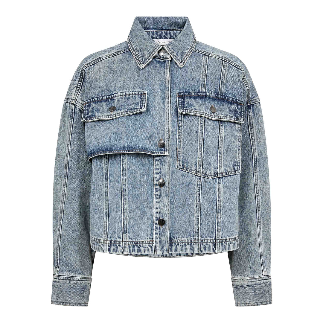 Co´Couture - Denicecc Denim Jacket 500077 - 45007 - Bleach Denim Jakker 