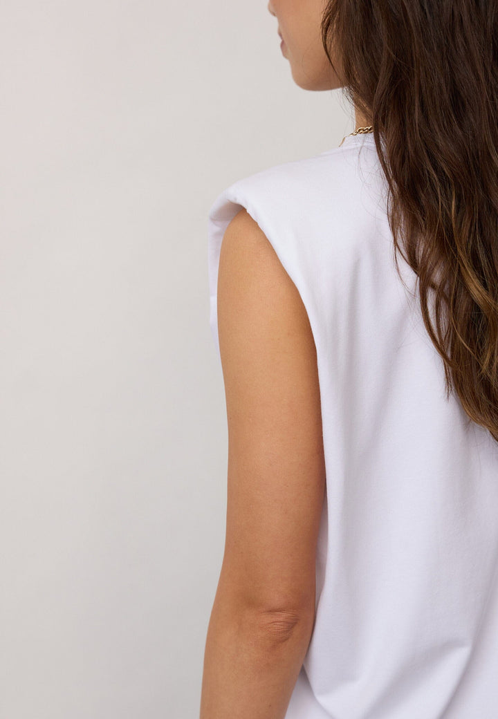 Co´Couture - Eddiecc Tee 43037 - 4000 - White T-shirts 