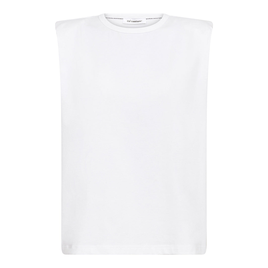 Co´Couture - Eddiecc Tee 43037 - 4000 - White T-shirts 