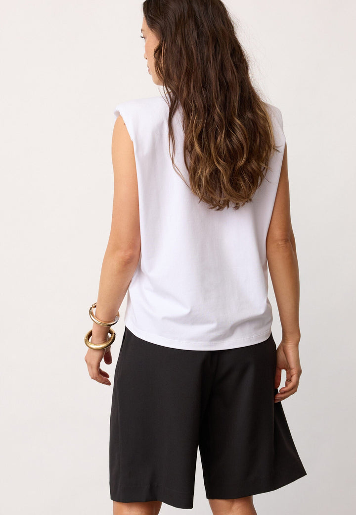 Co´Couture - Eddiecc Tee 43037 - 4000 - White T-shirts 