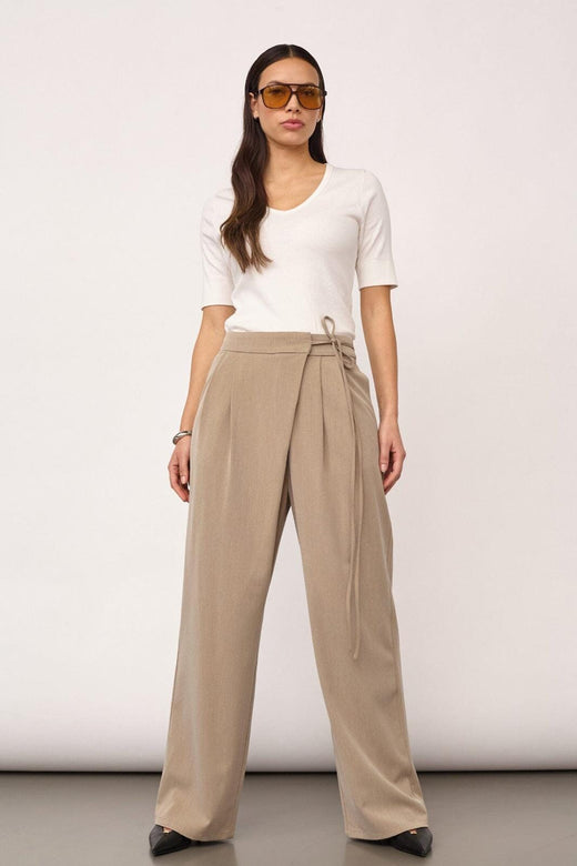 Co´Couture - Eminacc Wrap Pant 500111 - 20012 - Sand Bukser 