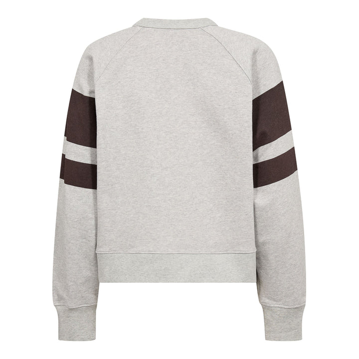 Co´Couture - Eriscc College Sweat 500072 - 65006 - Grey Melange Sweatshirts 