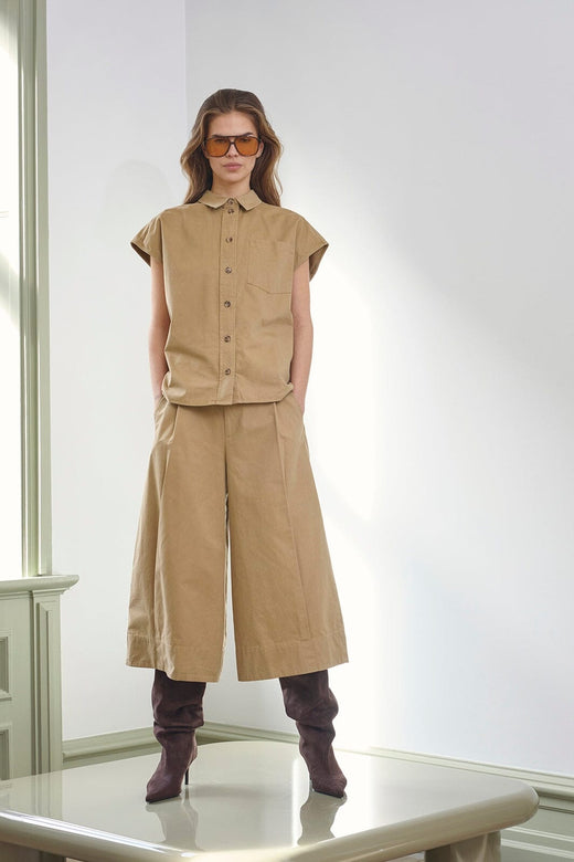Co´Couture - Evelyncc Culotte Pant 500422 - 20012 - Sand