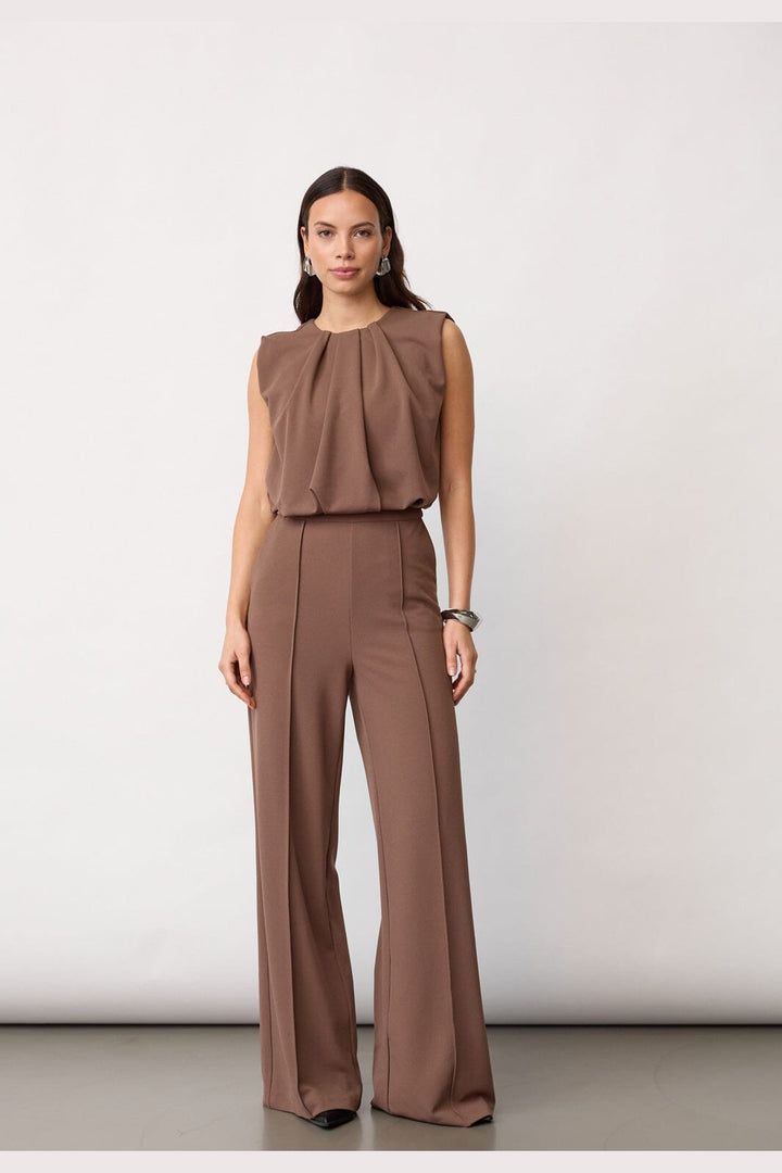 Co´Couture - Falconcc Pleat Suit 31655 - 154 - Walnut