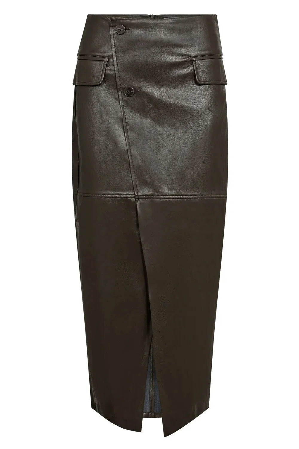 Co´Couture - Gittcc Asym Floor Skirt 500477 - 20003 - Dark Brown Nederdele 