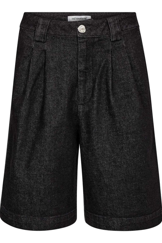 Co´Couture - Helimacc Pleat Shorts 41051 - 96 - Black Shorts 