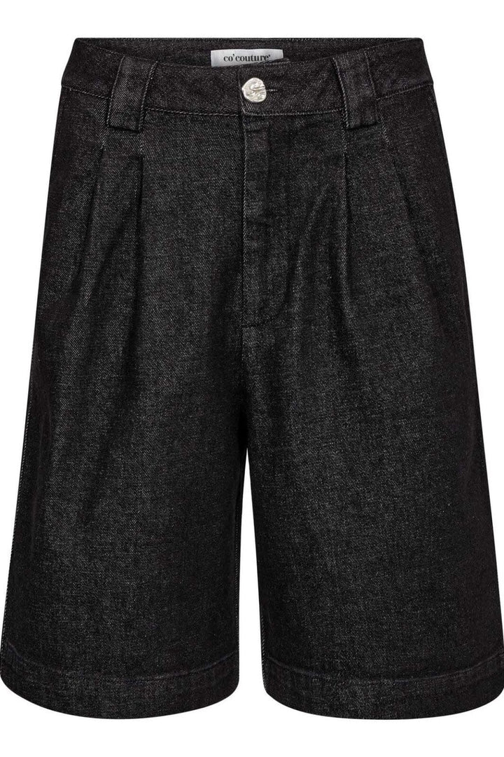 Co´Couture - Helimacc Pleat Shorts 41051 - 96 - Black Shorts 