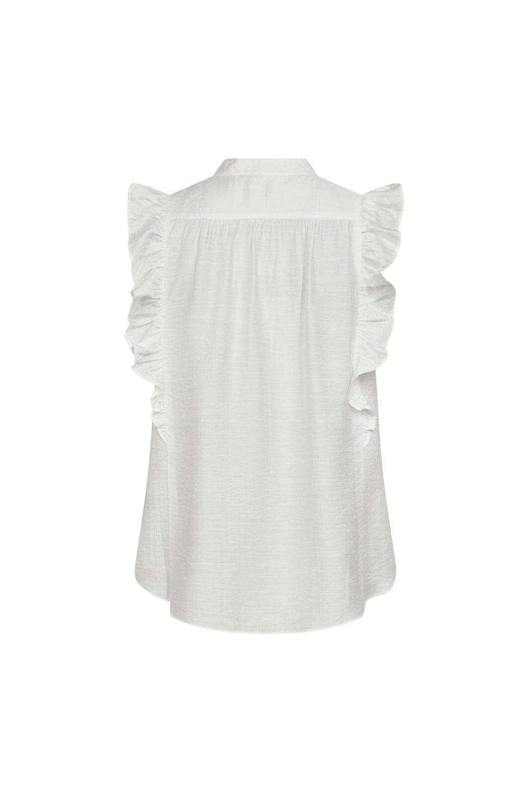 Co´Couture - Heracc Frill Ss V-Top 45165 - 4000 - White