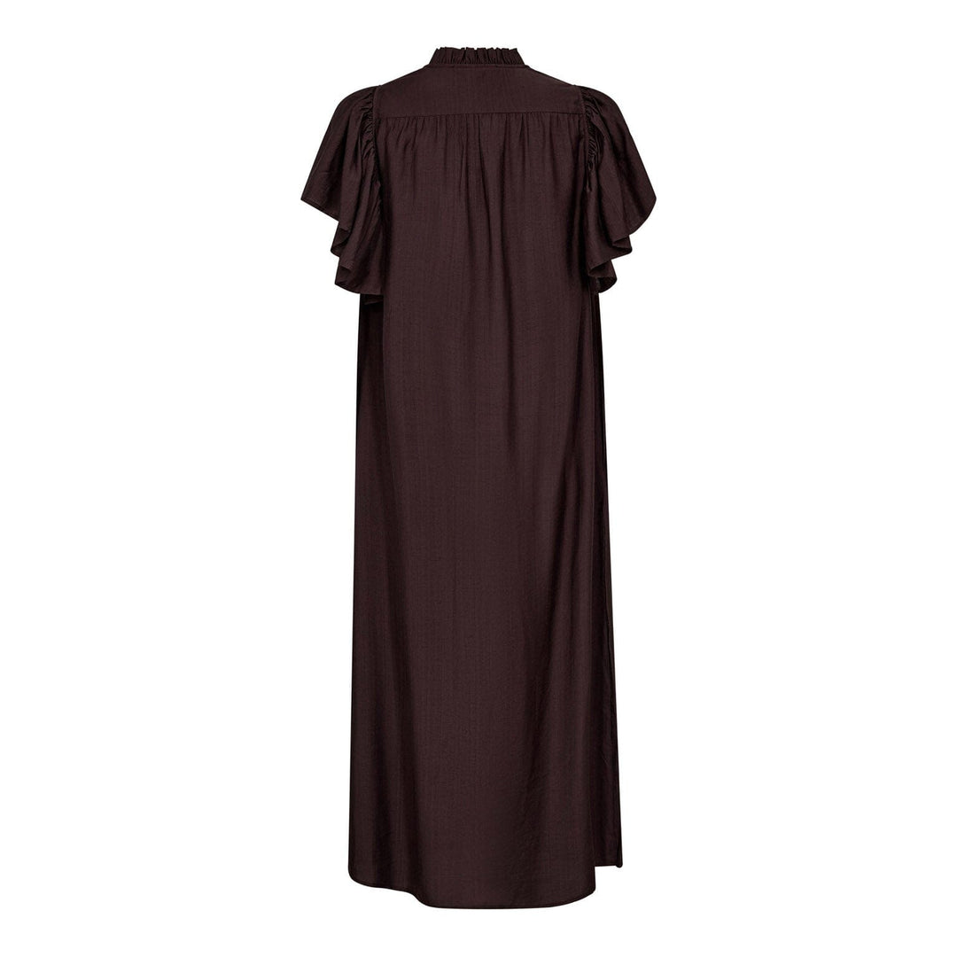 Co´Couture - Heracc Ss Frill Dress 36421 - 83 - Mocca Kjoler 