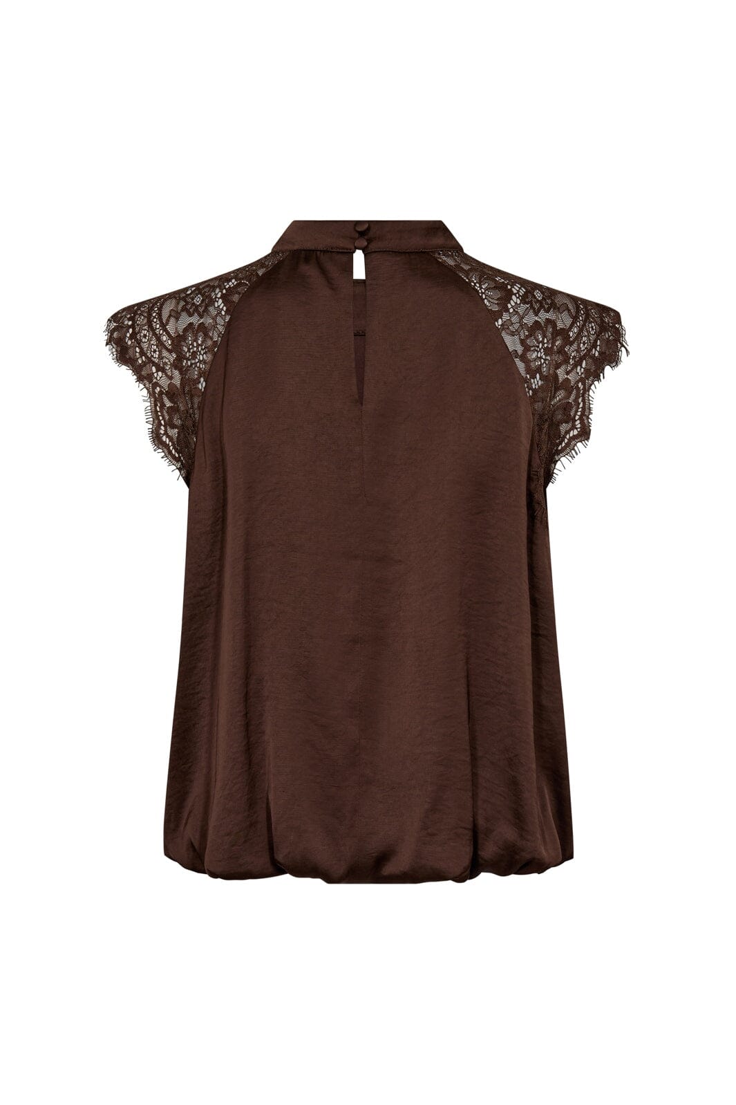 Co´Couture - Iduncc Lace Ballon Top 45185 - 145 - Dark Brown