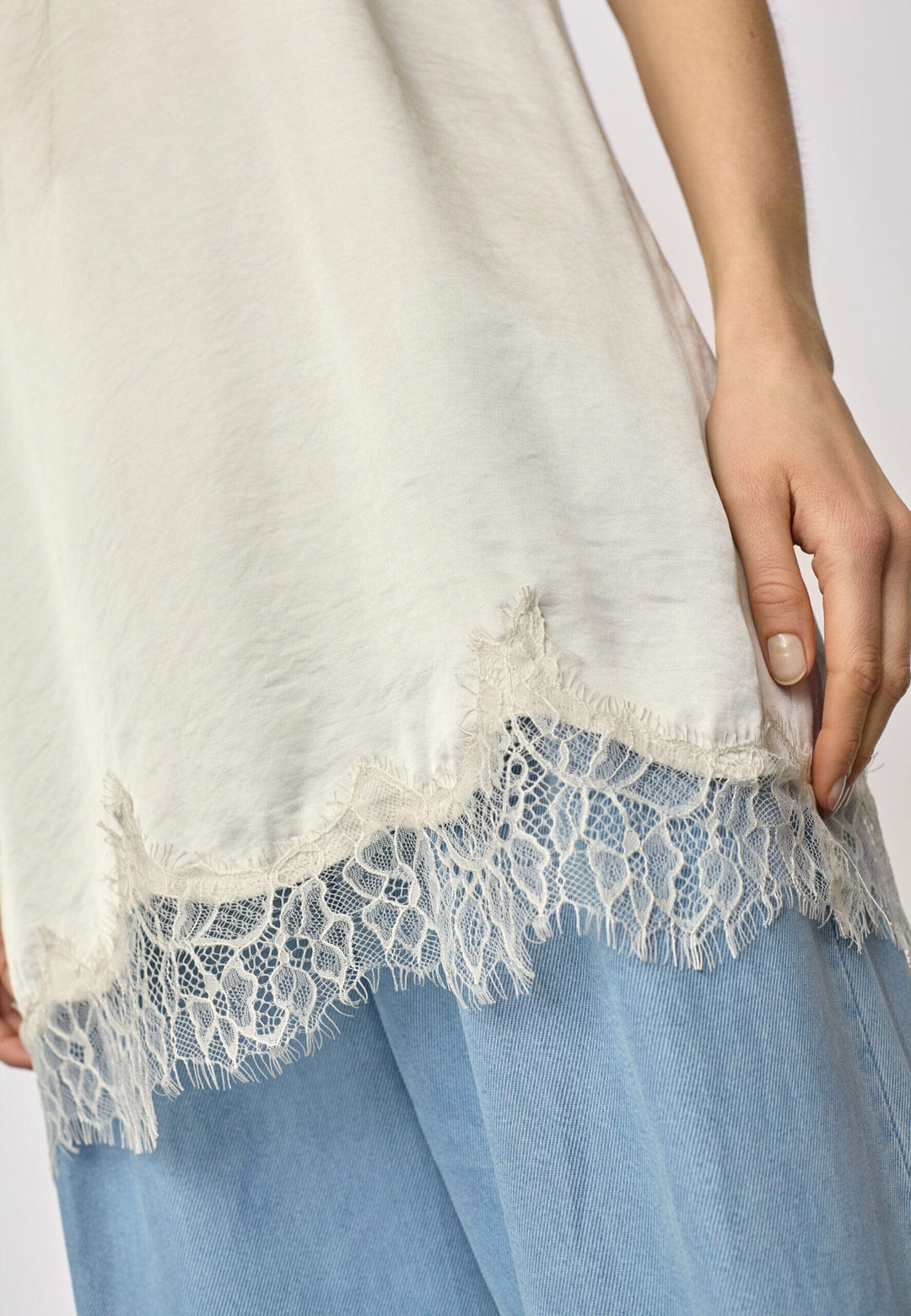 Co´Couture - Iduncc Lace Crop Dress 46107 - 11 - Off White Kjoler 