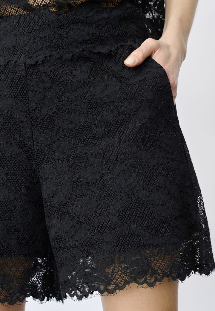 Co´Couture - Lannycc Lace Shorts 41159 - 96 - Black Shorts 