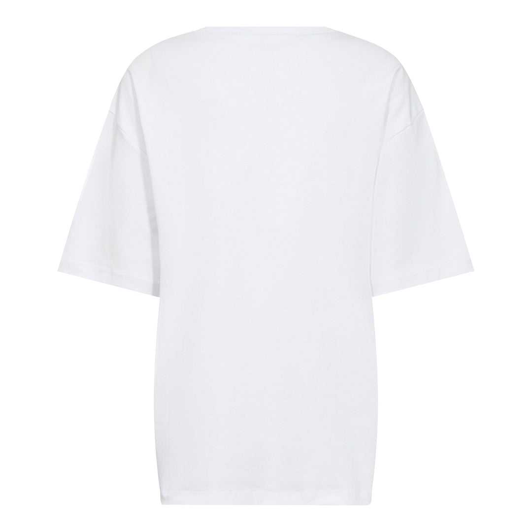 Co´Couture - Medaxcc Asym Tee 500086 - 10001 - White T-shirts 