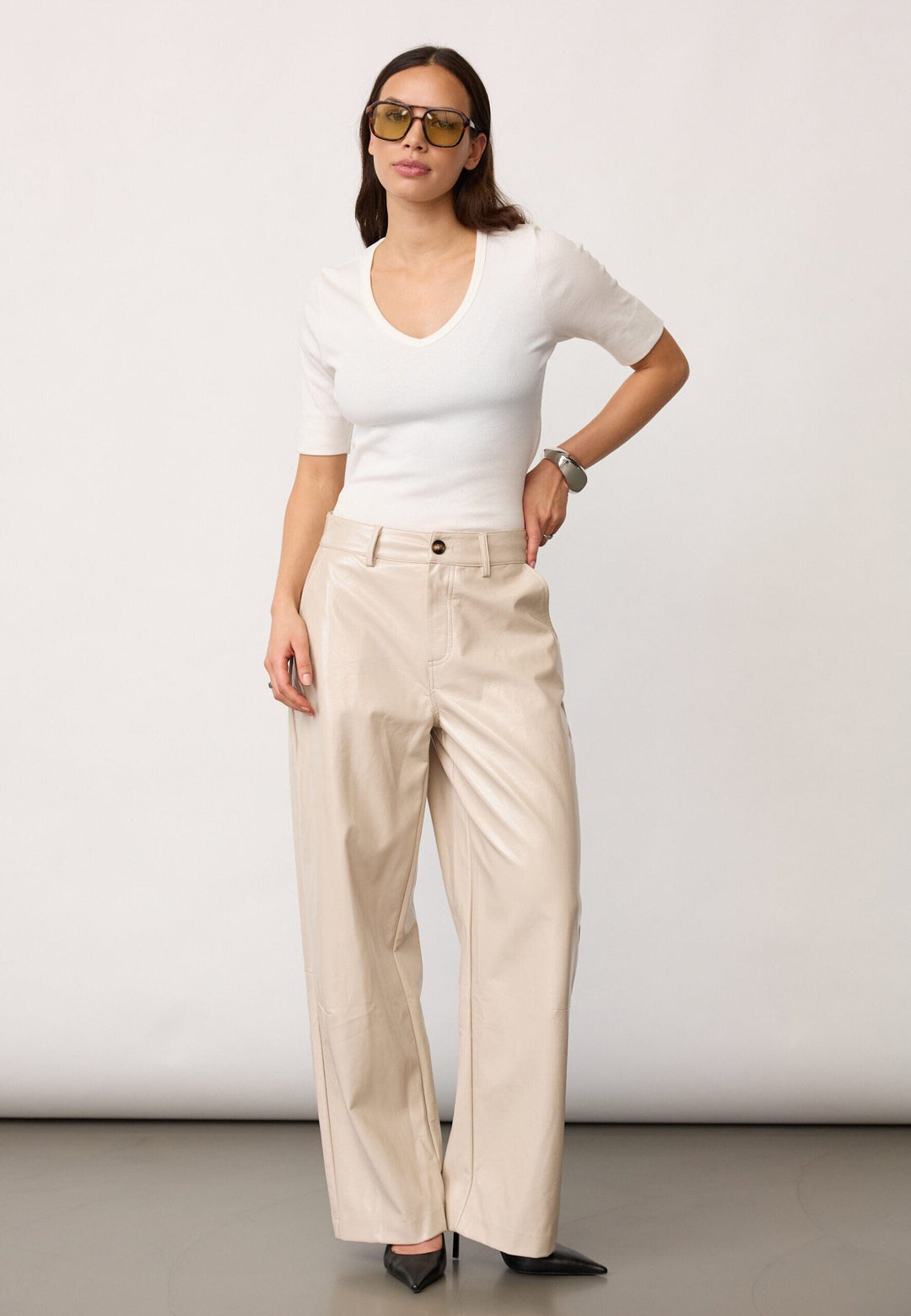 Co´Couture - Posycc Barrel Pant 41223 - 984 - Mink Bukser 