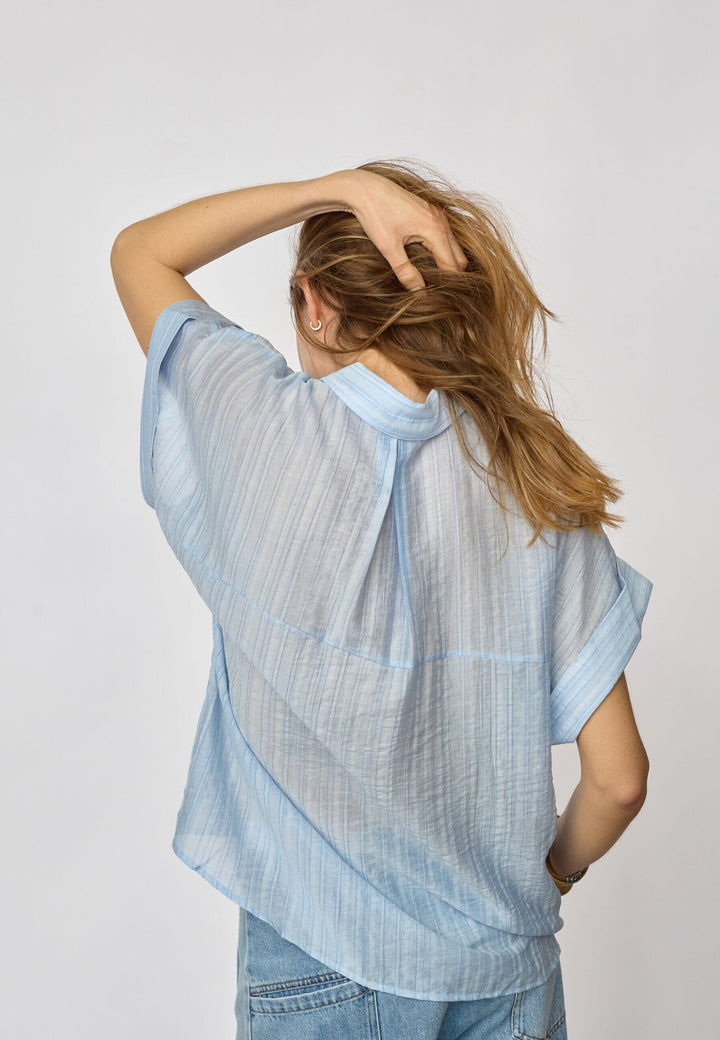 Co´Couture - Reggiecc Top 45121 - 23 - Pale Blue Skjorter 