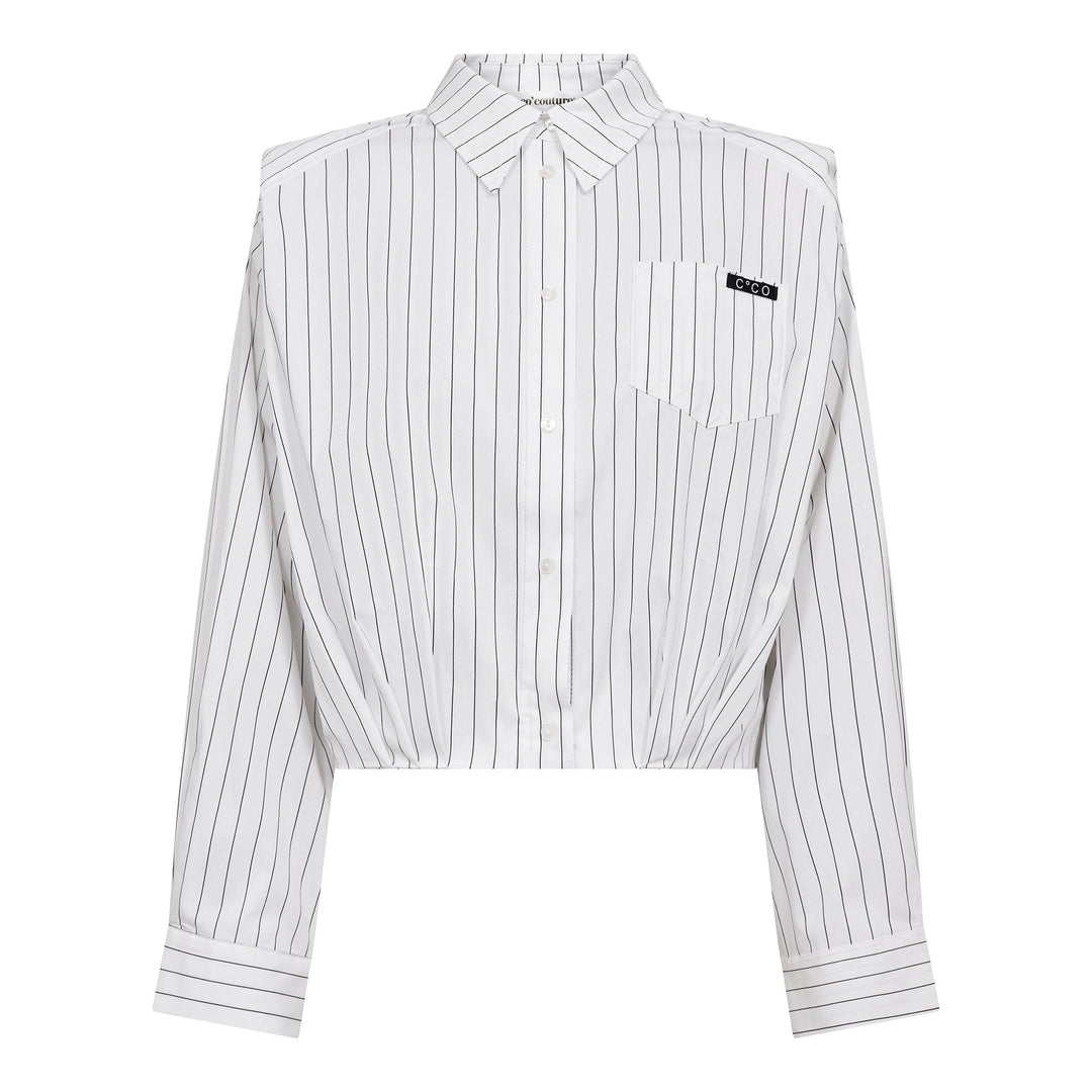 Co´Couture - Rivencc Shoulder Shirt 500629 - 10001 - White Skjorter 