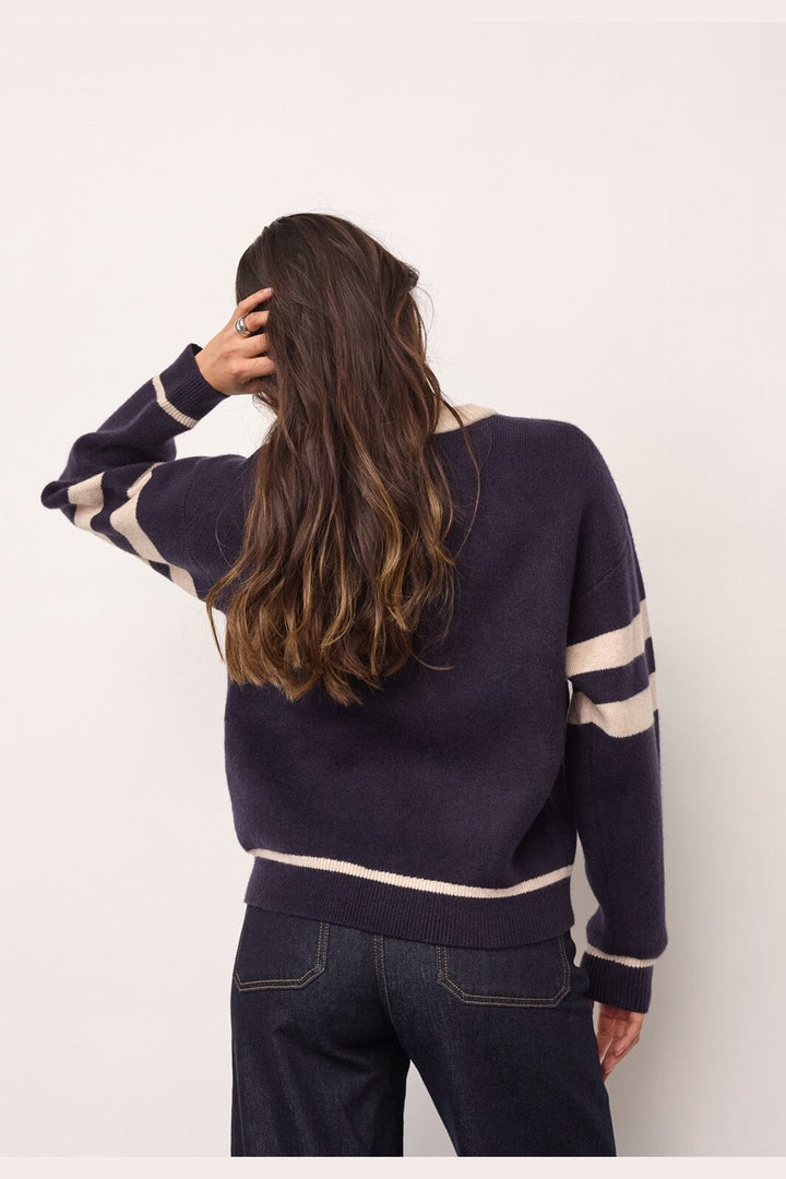 Co´Couture - Rowcc Coco Logo Knit 500085 - 40007 - Navy