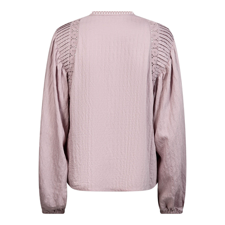 Co´Couture - Sennecc Lace Blouse 500568 - 35007 - Dusty Rose Bluser 