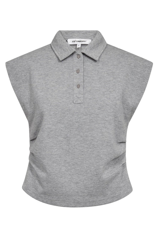 Co´Couture - Sidacc Polo Top 43027 - 57 - Grey Melange