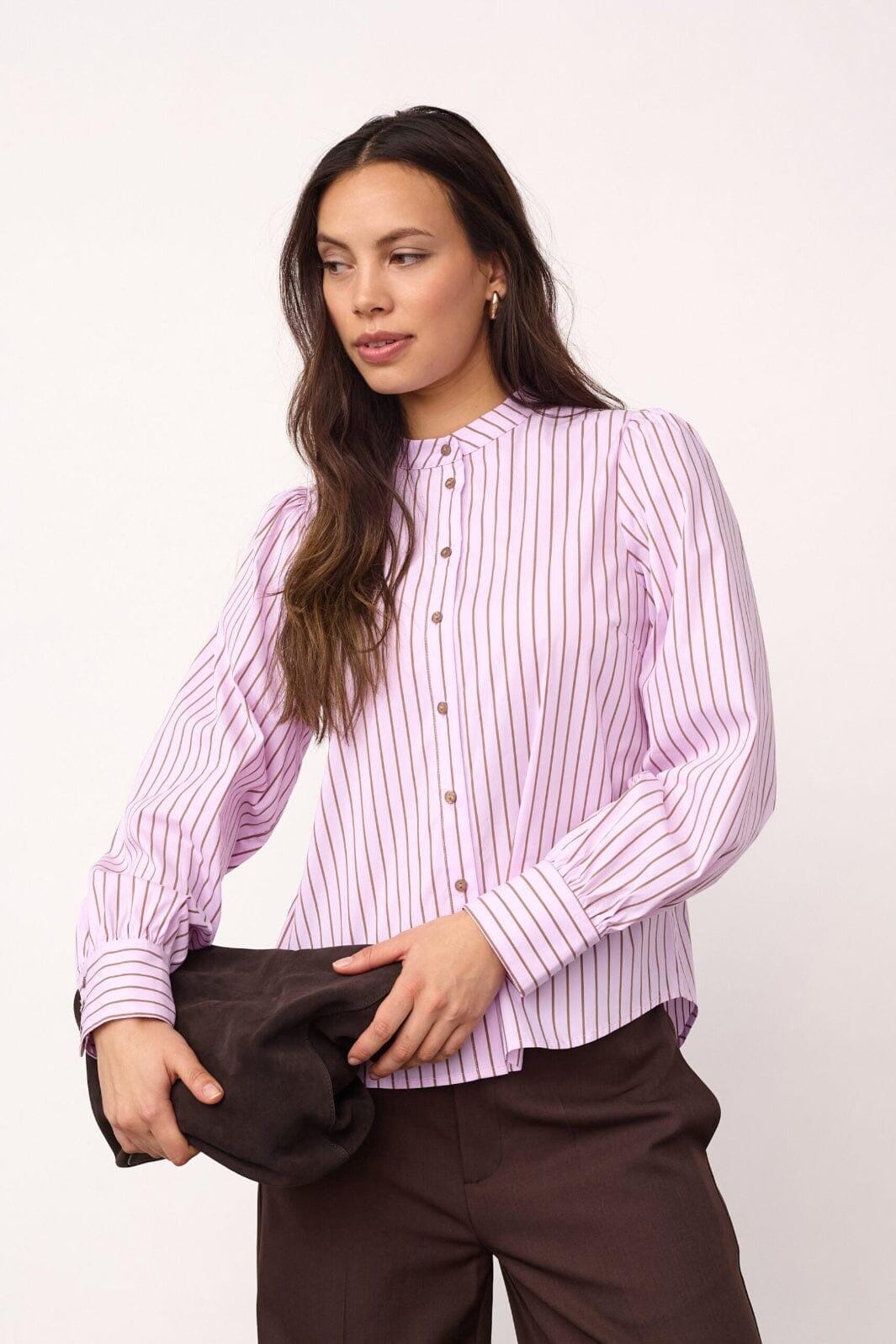 Co´Couture - Sigridcc Stripe Shirt 500198 - 35006 - Rosebloom Skjorter 