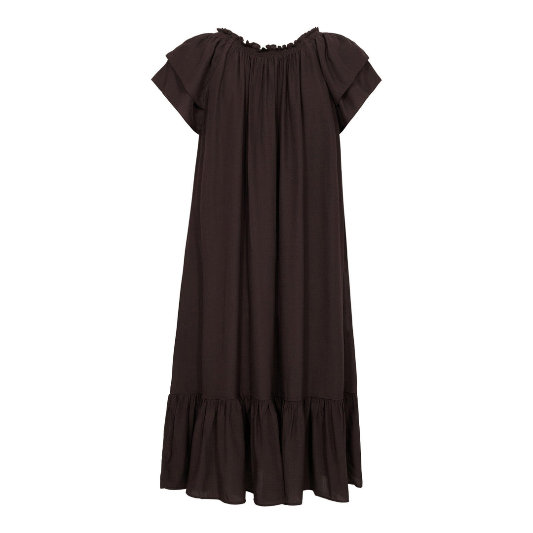 Co´Couture - Sunrisecc Crop Dress 96230 - 83 - Mocca Kjoler 