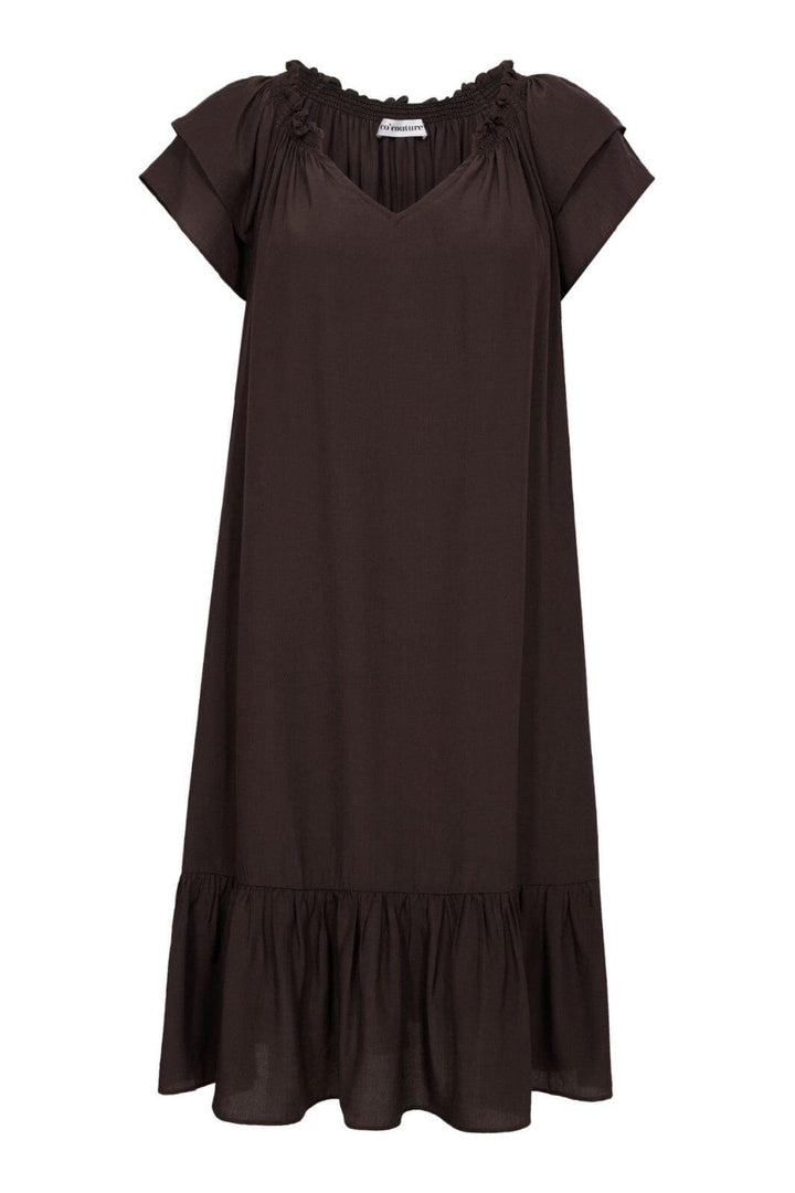 Co´Couture - Sunrisecc Crop Dress 96230 - 83 - Mocca Kjoler 