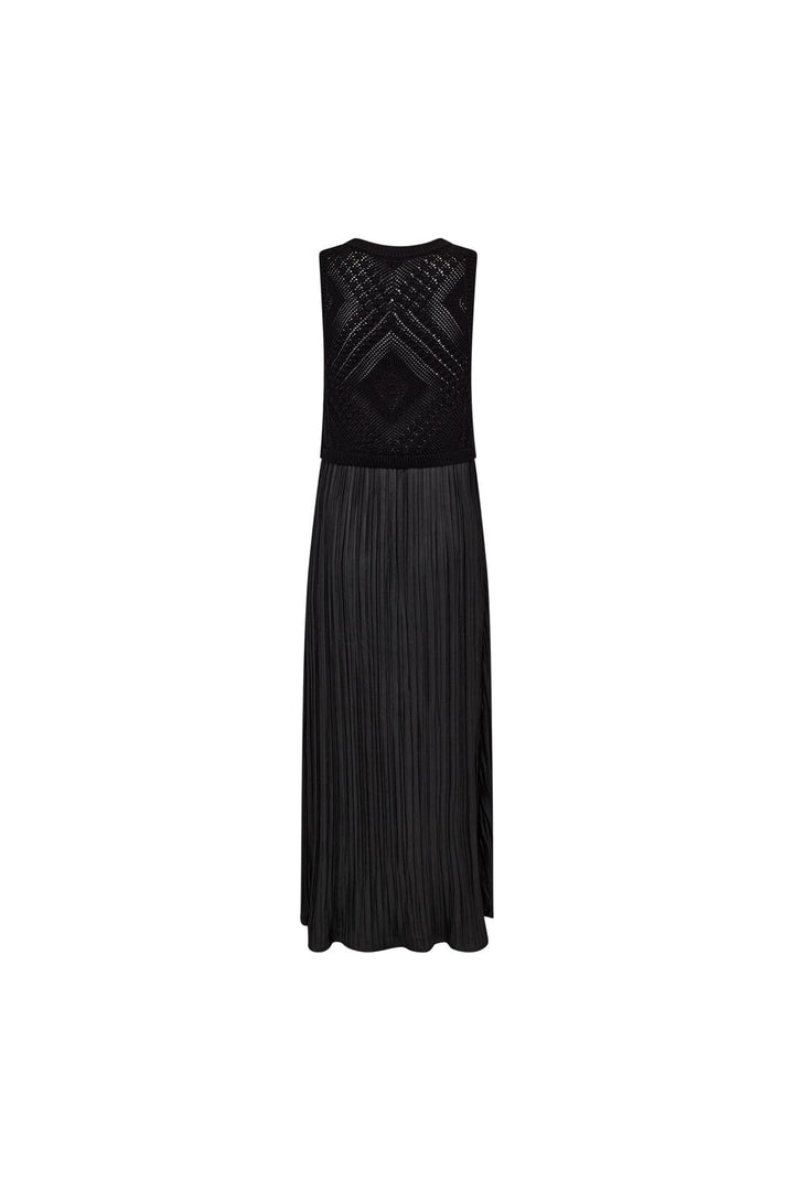 Co´Couture - Tammycc Plissé Mix Dress 46059 - 96 - Black