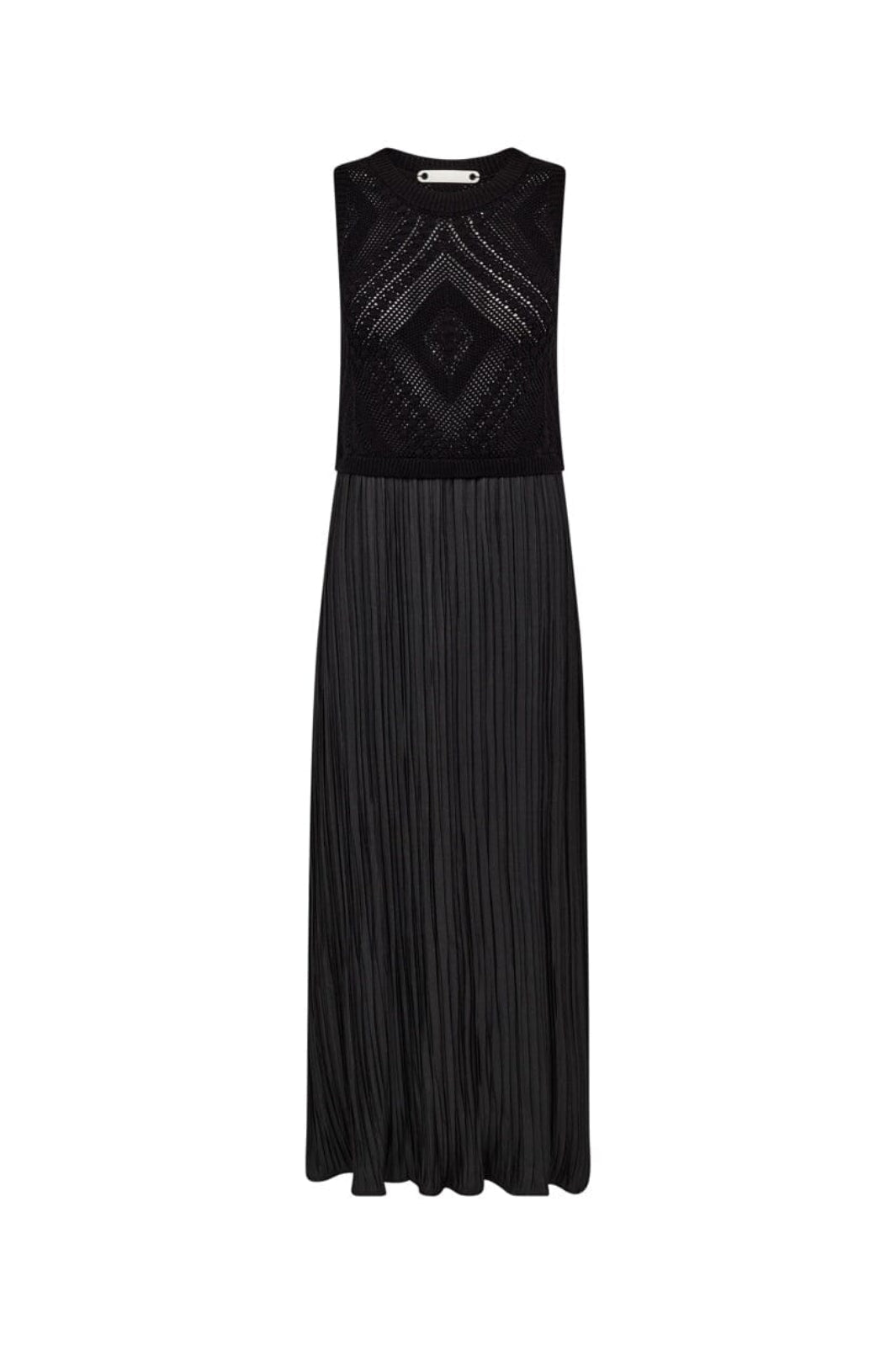 Co´Couture - Tammycc Plissé Mix Dress 46059 - 96 - Black