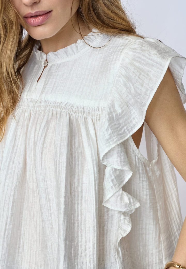 Co´Couture - Tassycc Top 45162 - 4000 - White Toppe 