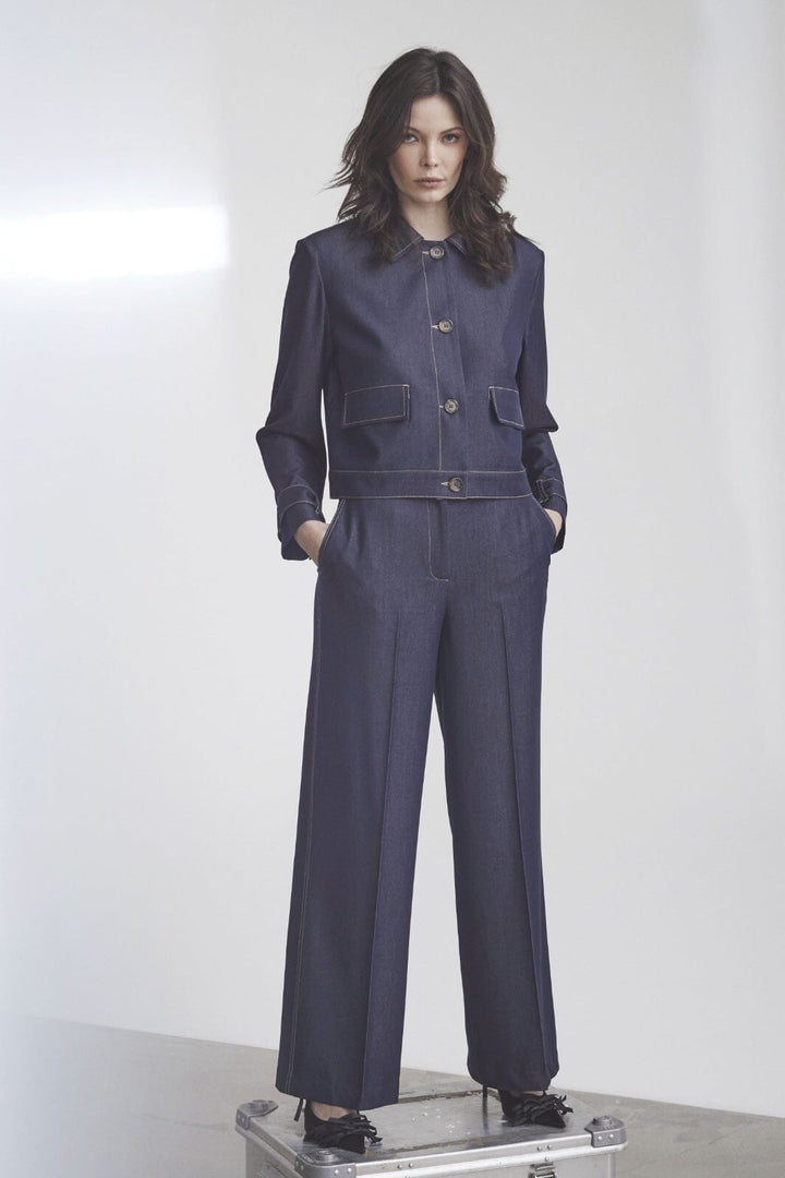Co´Couture - Terrycc Denim Jacket 30325 - 555 - Dark Denim