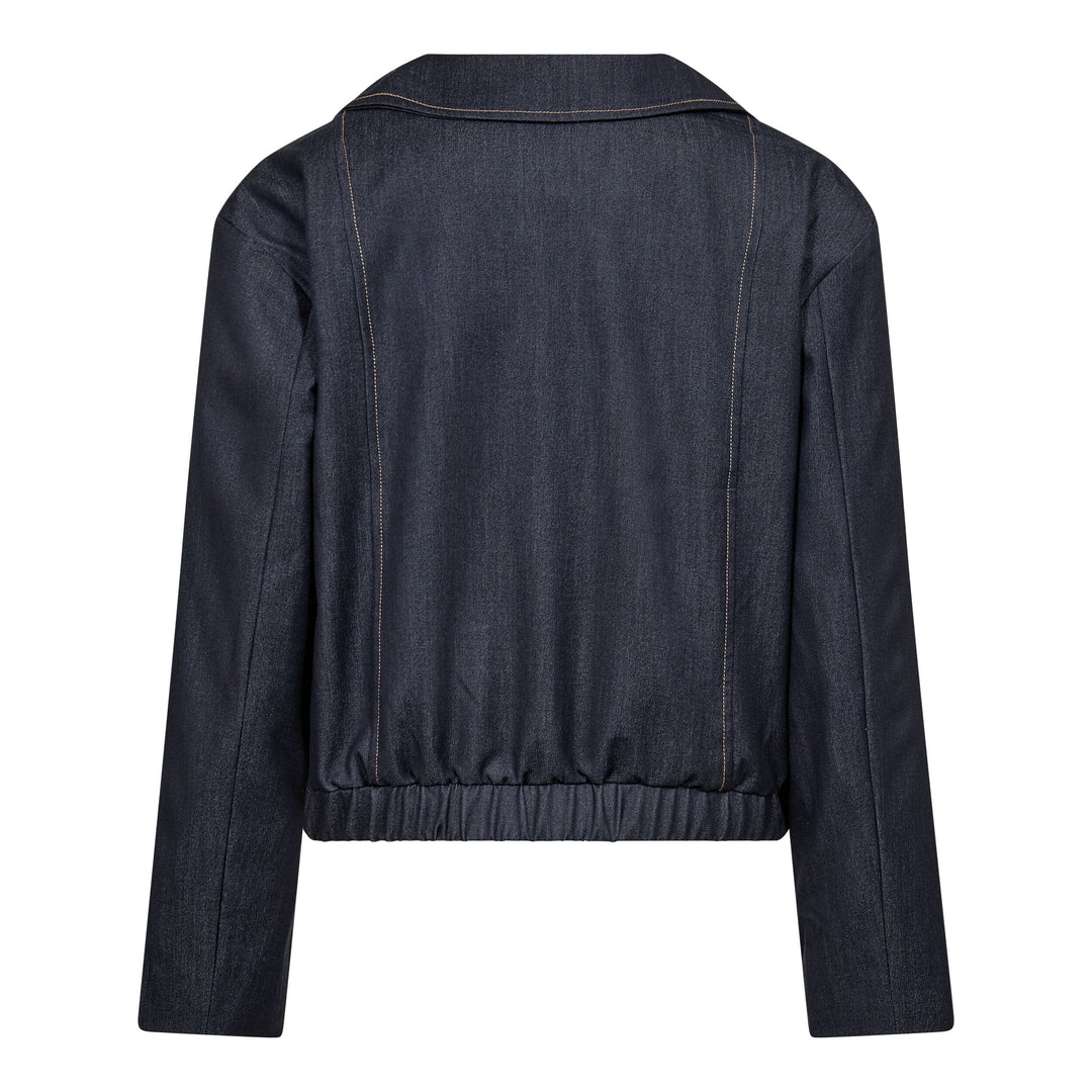 Co´Couture - Terrycc Double Breasted Blazer 500106 - 45006 - Navy Denim Jakker 
